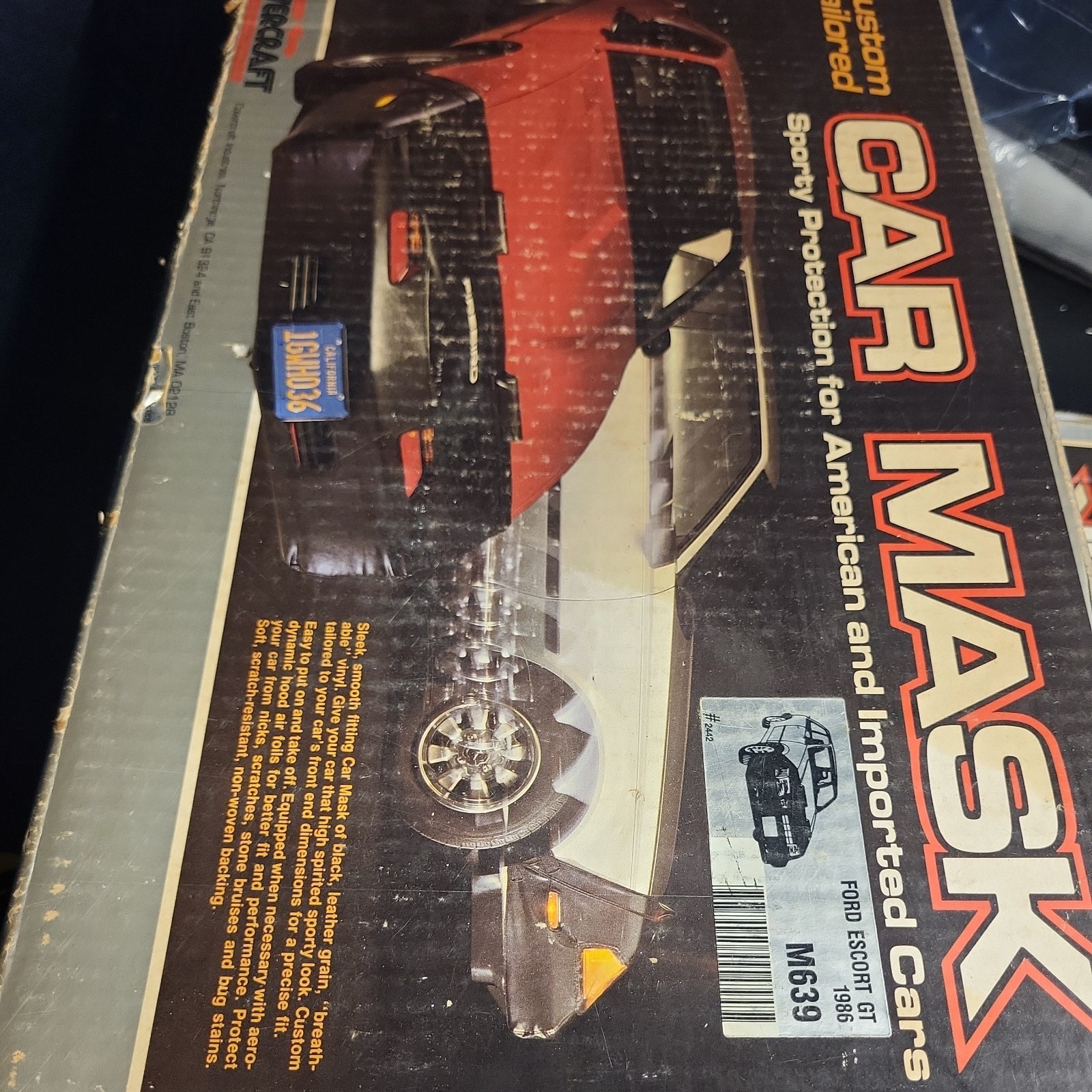 **RARE** Front End Bra-GT Covercraft M639 fits 1986 Ford Escort **RARE** Front End Bra-GT Covercraft M639 fits 1986 Ford Escort