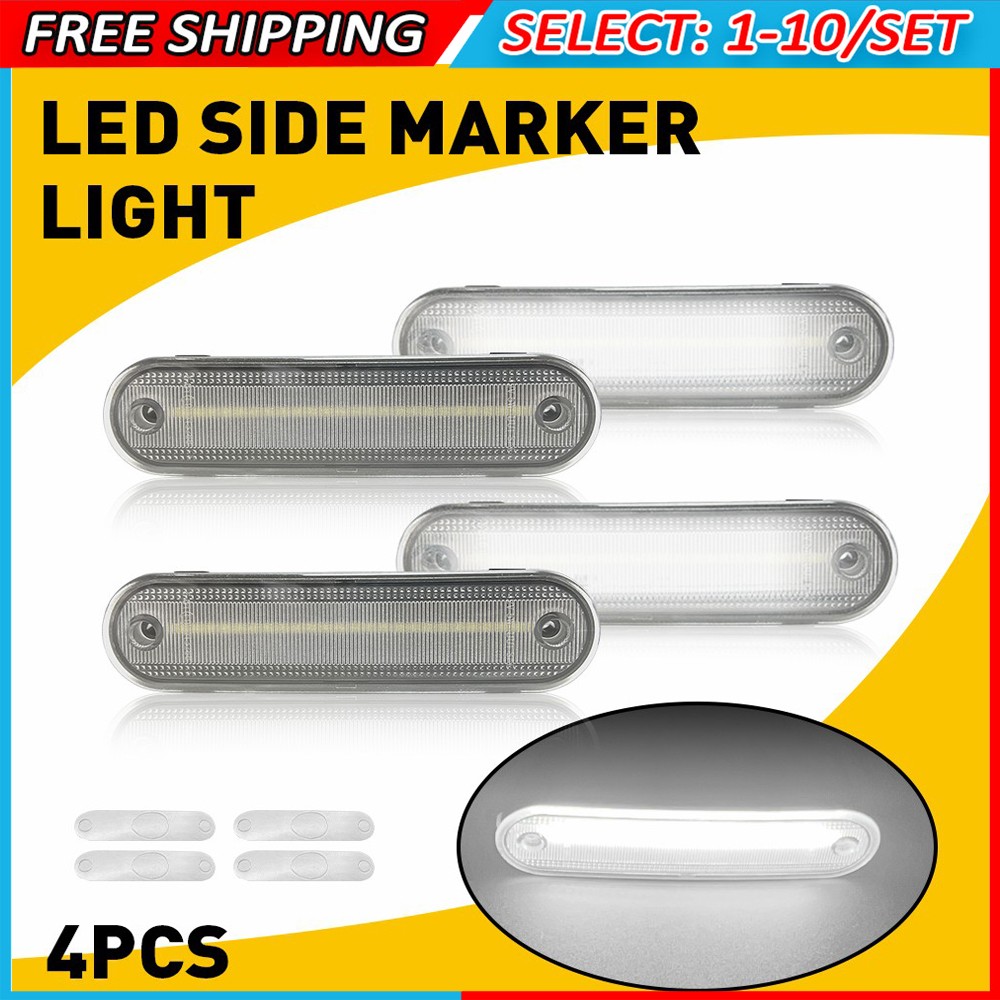 4-40x LED Strip Side Marker Lights Turn Signal Lamp For 1990-05 Mazda Miata MX-5