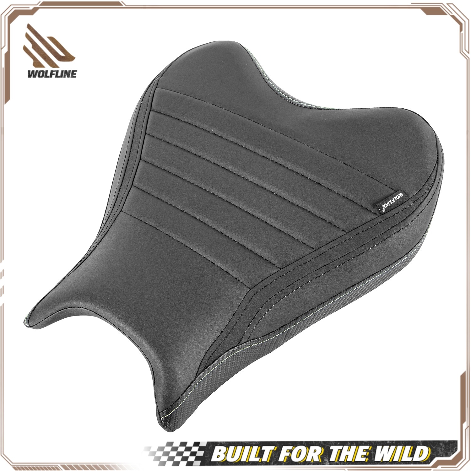 WOLFLINE Rider Seat for Yamaha YZF-R7 2021-2025 Anti-Slip Comfort Driver Seat