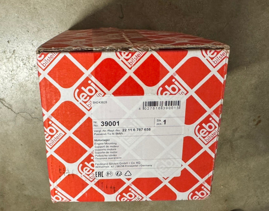 FEBI BILSTEIN 22116787658 Engine Mount BMW 328d FEBI BILSTEIN 22116787658 Engine Mount BMW 328d