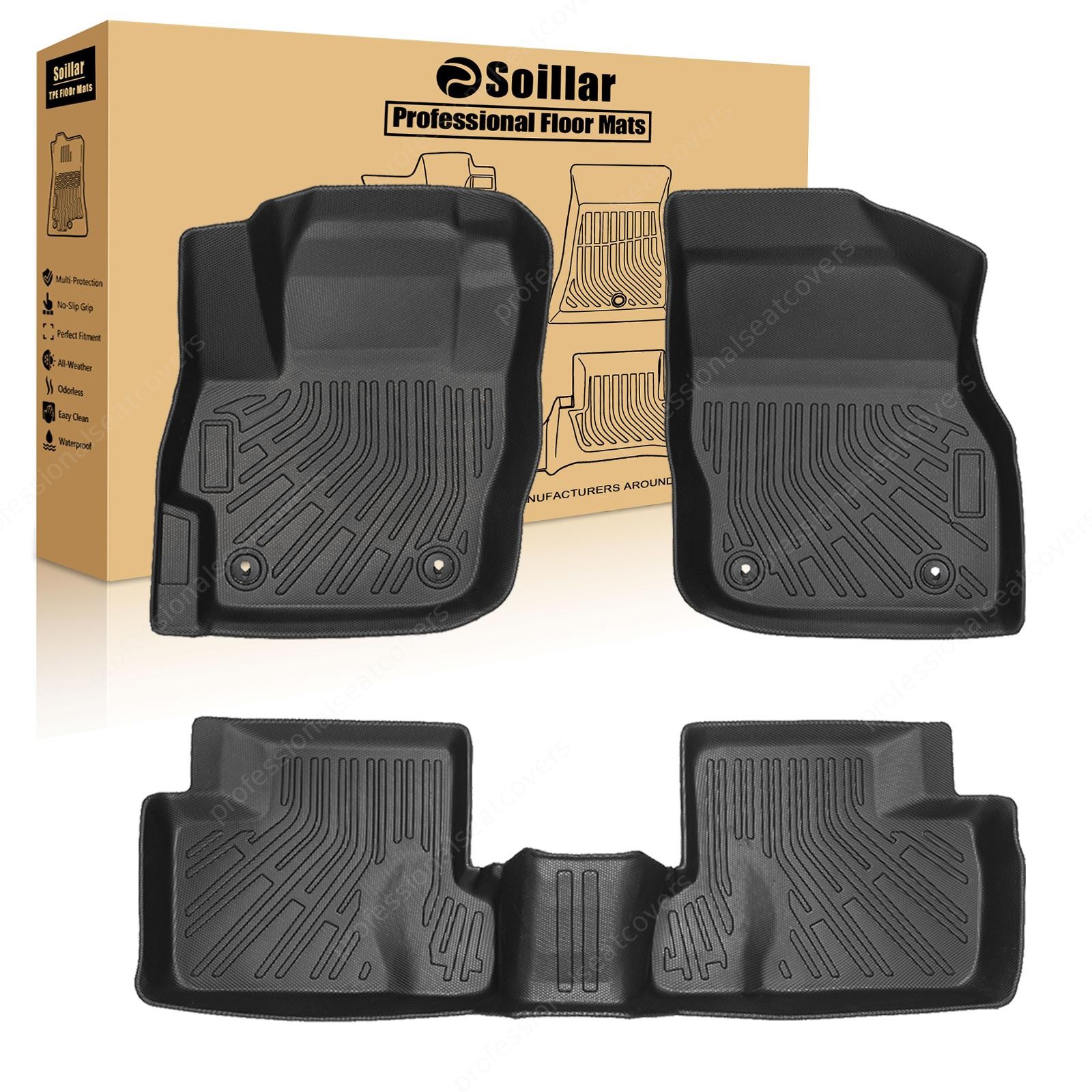 New 3D Fits 2010-2013 Mazda 3 Front+2nd 4Door TPE Floor Mats Liners All-Weather New 3D Fits 2010-2013 Mazda 3 Front+2nd 4Door TPE Floor Mats Liners All-Weather
