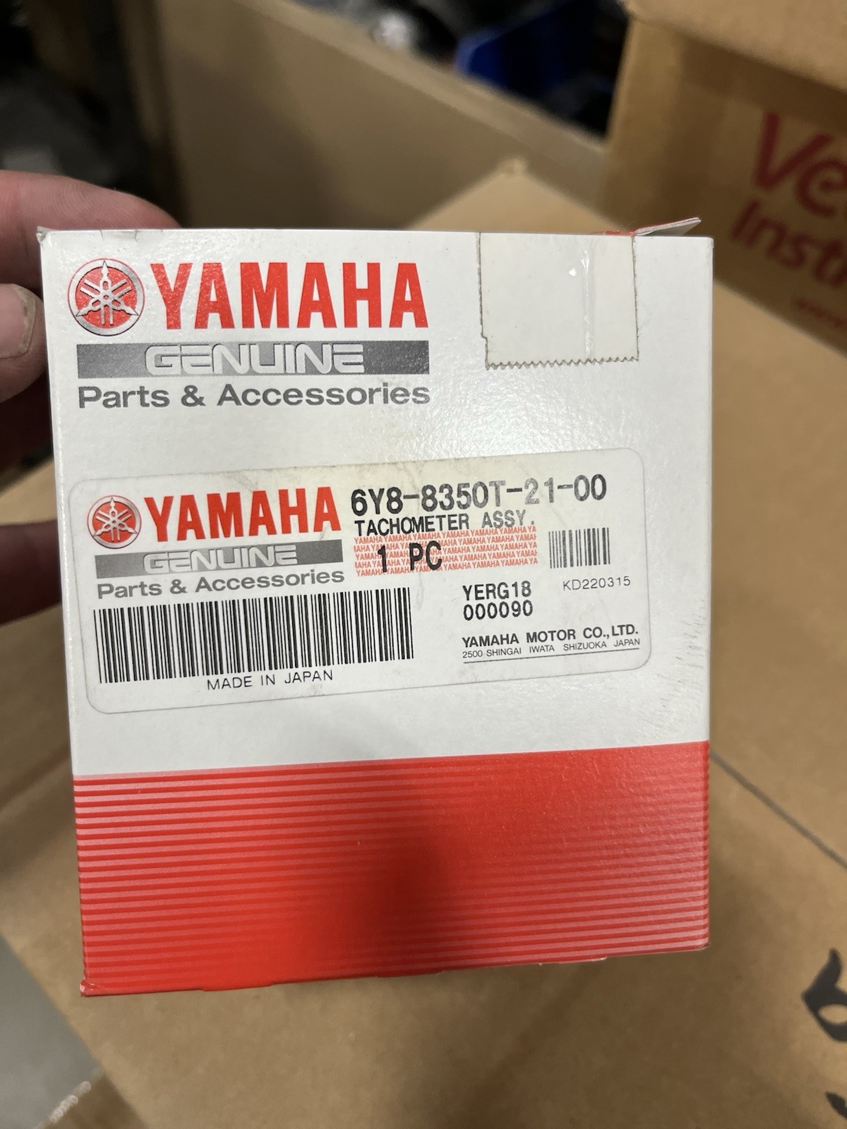 yamaha tach gauge 6y8-8350T-21-00 Command Link Tachometer