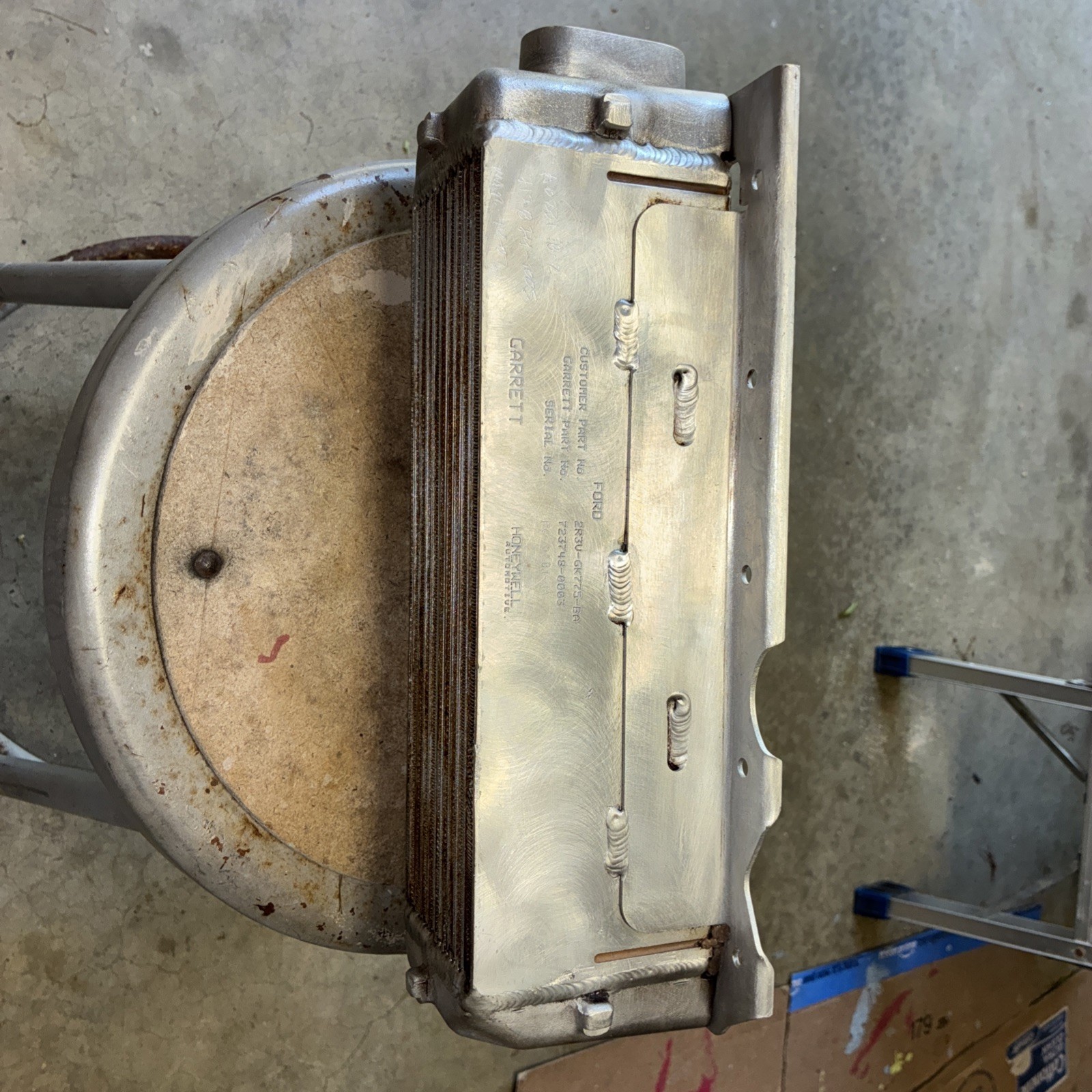 2003-2004 Ford Mustang SVT Cobra Garrett Honeywell Intercooler Brick USED OEM 2003-2004 Ford Mustang SVT Cobra Garrett Honeywell Intercooler Brick USED OEM