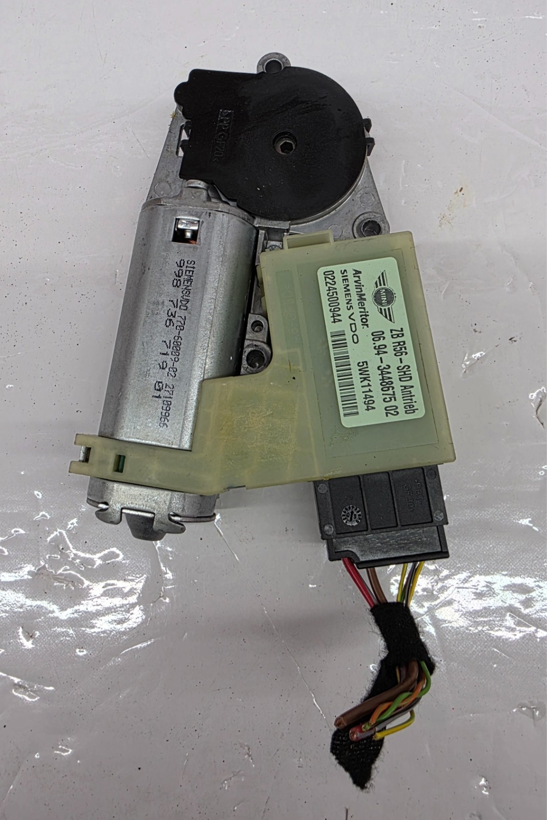 2007-2014 Mini Cooper Sunroof Motor 3448675 OEM R56