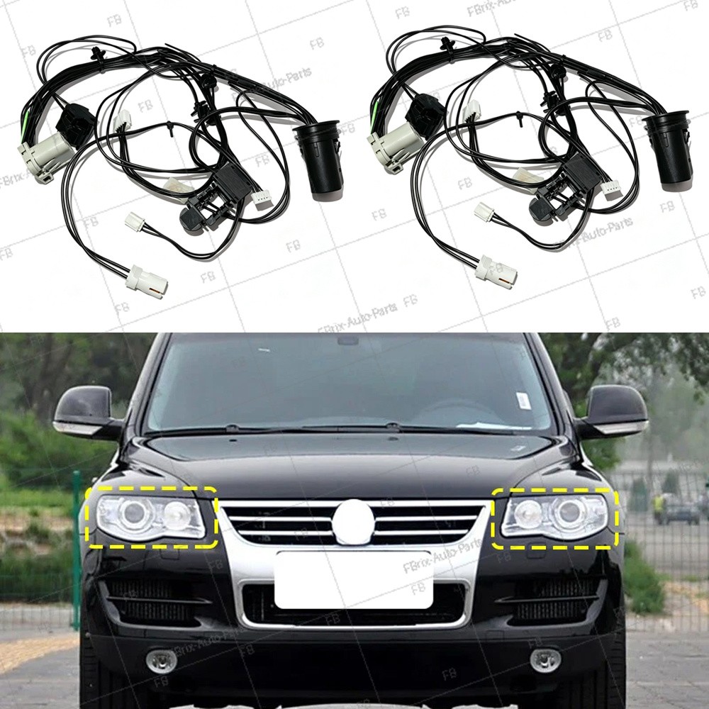 Left+Right For Volkswagen Touareg 2008-2010 AFS Xenon Headlight Internal Harness