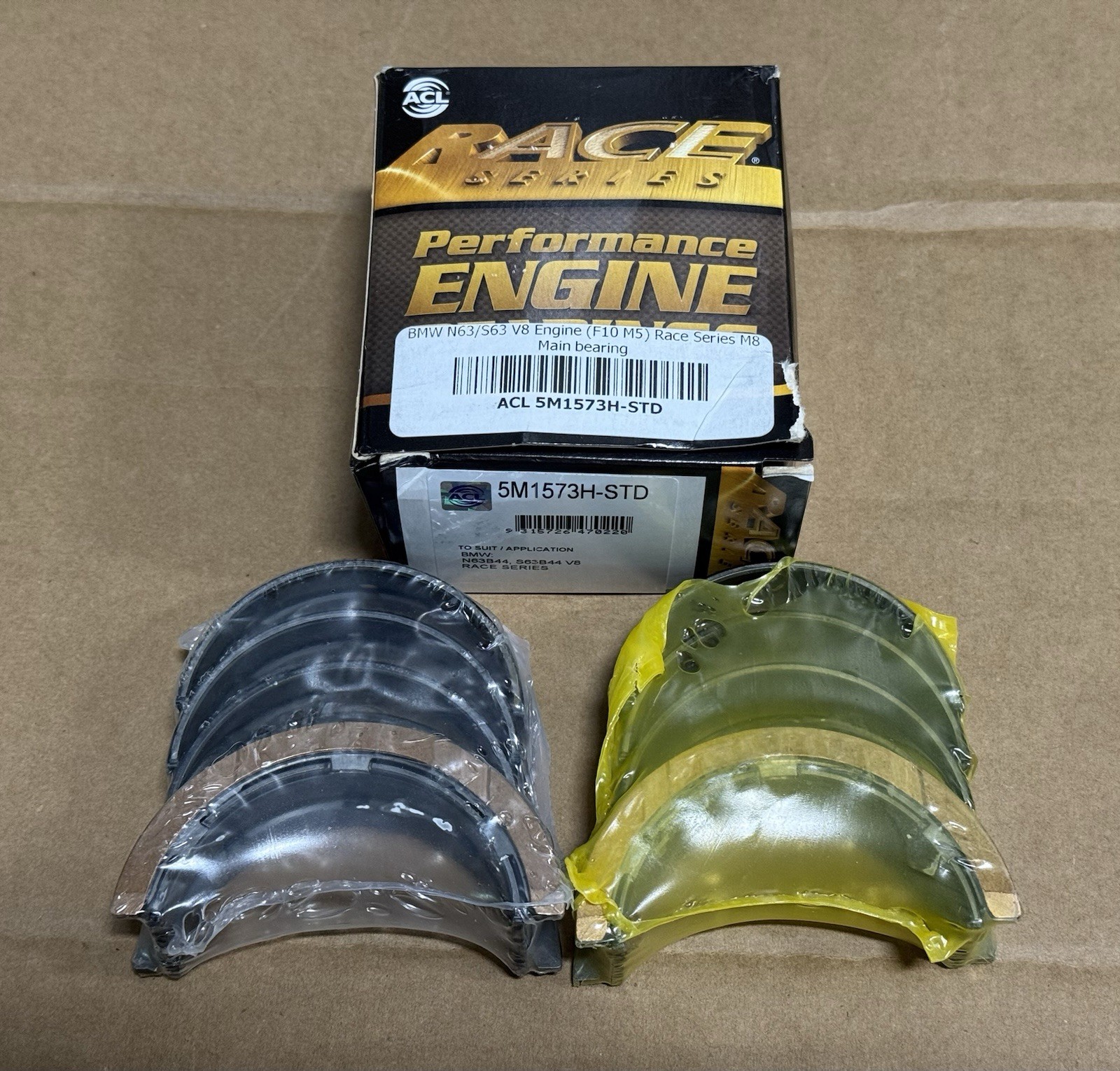 ACL Race 5M1573H-STD STD Main Bearing For BMW N63B44 / S63B44 F10 M5 N63 S63 New