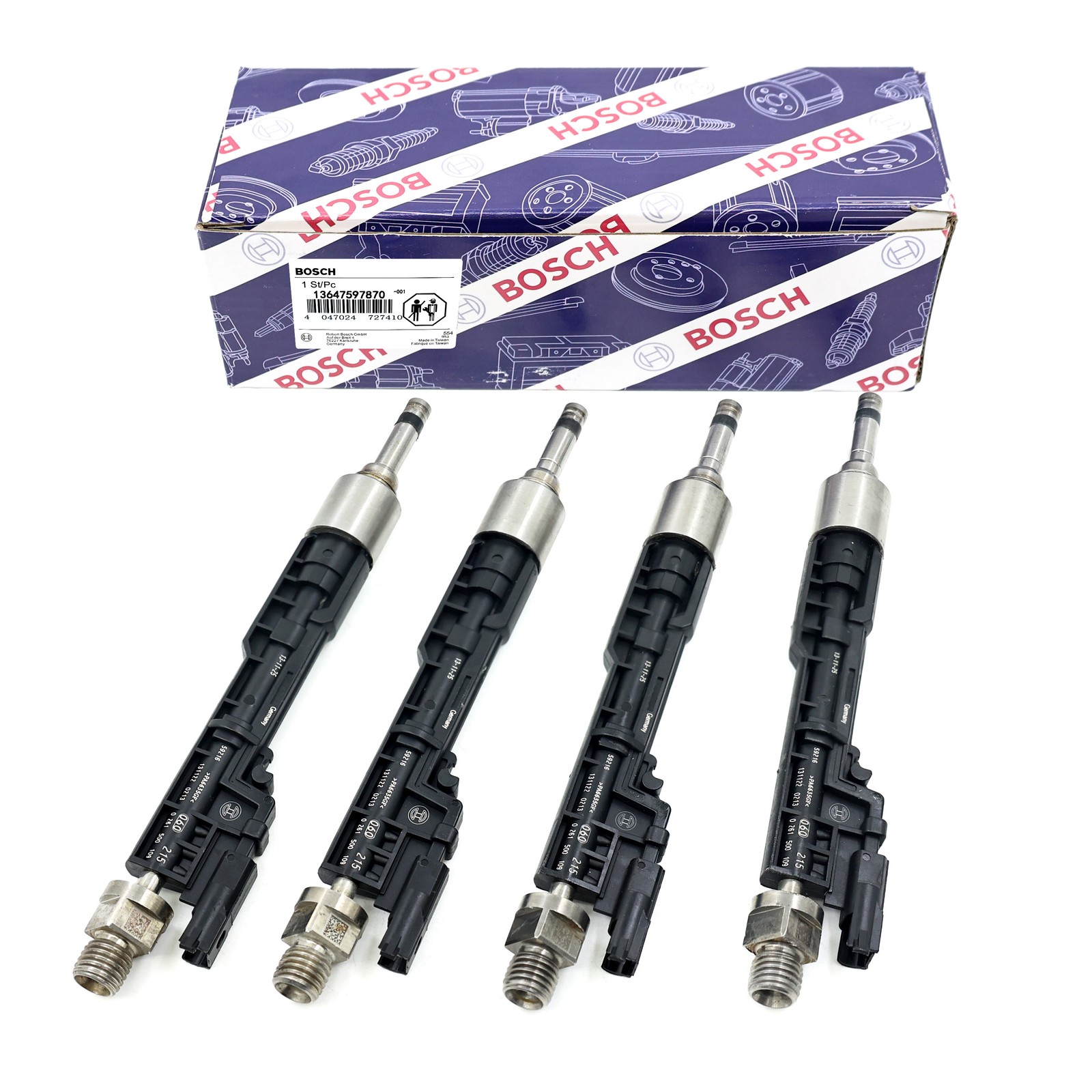 NEW 4Pcs Fuel injectors 13647597870 Fits For BMW 328i 320i 528i X1 X3 2.0L OEM