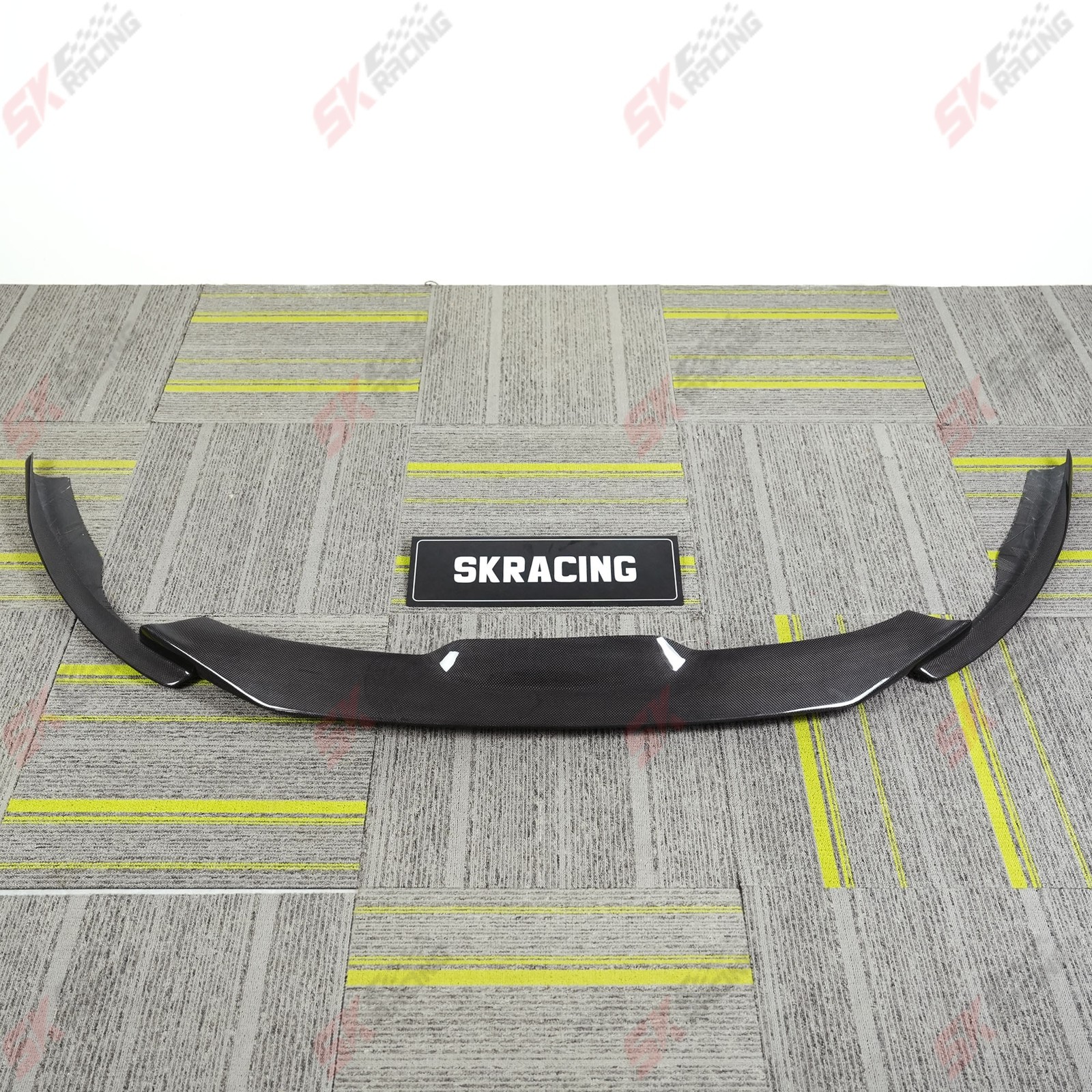 Fits 2018-24 Ferrari 812 GTS Dry Carbon Fiber Plain Weave Lower Front Bumper Lip