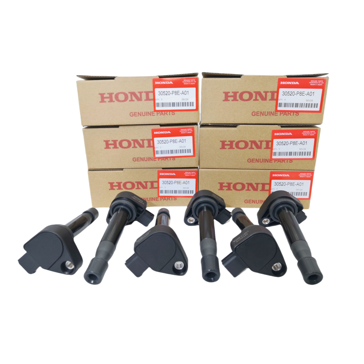OEM 6X 30520-P8E-A01Genuine Ignition Coil For Honda Accord Odyssey Acura CL TL