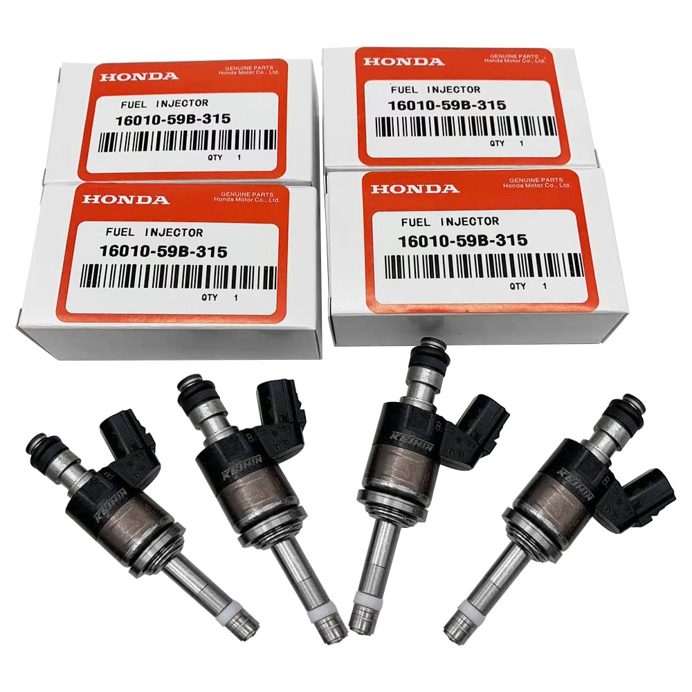 GENUINE 4x Fuel Injectors 16010-59B-315 For 2016-2019 Honda Civic 1.5L CDX NEW