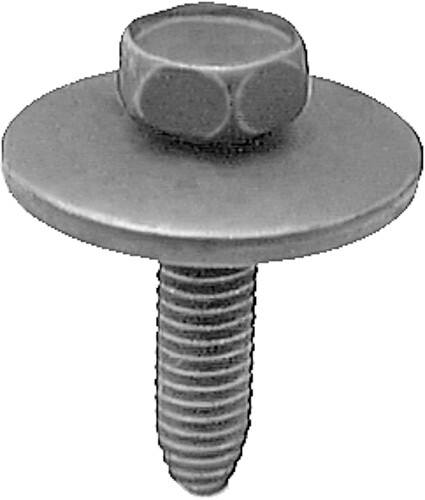 GM Metric Body Bolts M6-1.0 x 25mm Hex Head Sems, Class 9.8 - Qty 50 GM Metric Body Bolts M6-1.0 x 25mm Hex Head Sems, Class 9.8 - Qty 50