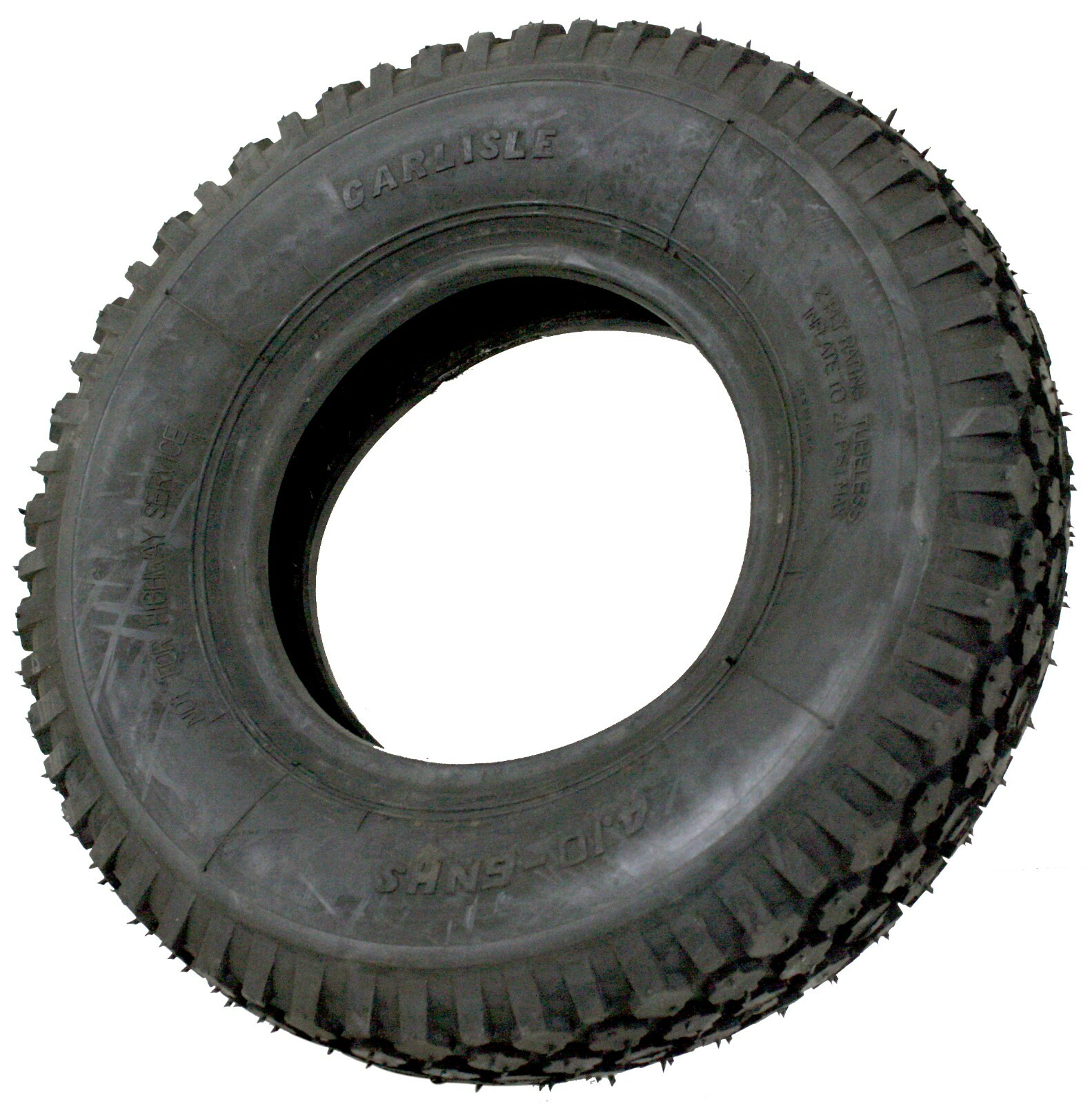 4.10x6 Carlisle NHS Tubeless Type Turf Tread Tire NEW 4.10x6 Carlisle NHS Tubeless Type Turf Tread Tire NEW