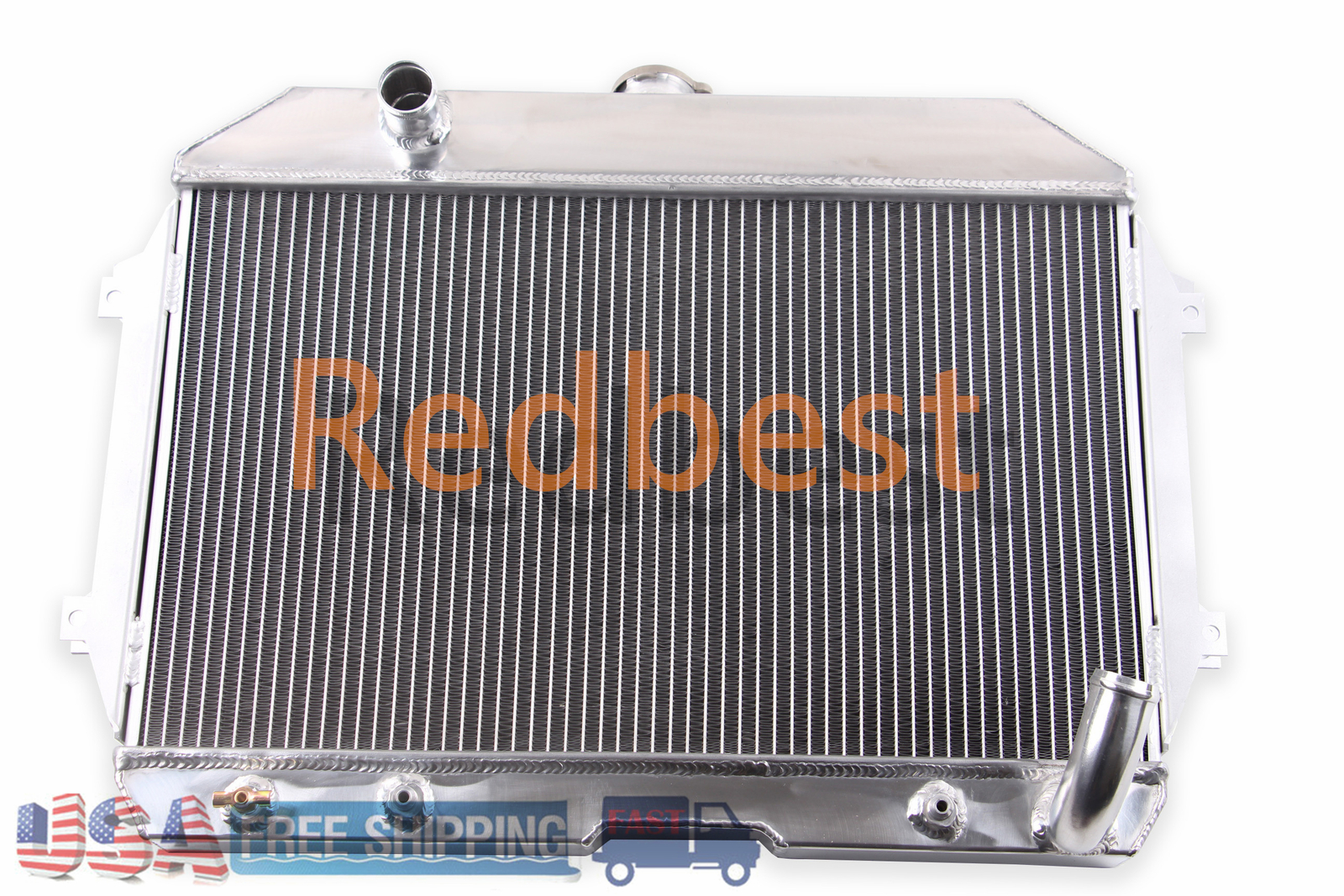 For 1970-75 Nissan Datsun 240Z/260Z 2+2 Coupe Base 2.4/2.6L L6 Alu Radiator 3Row