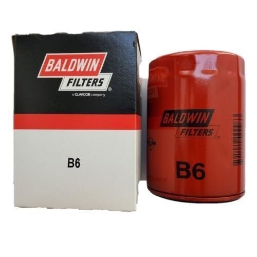 B6 Baldwin Lube Oil Filter Replaces GMC 25013454, WIX 51061 (Pack of 6) B6 Baldwin Lube Oil Filter Replaces GMC 25013454, WIX 51061 (Pack of 6)