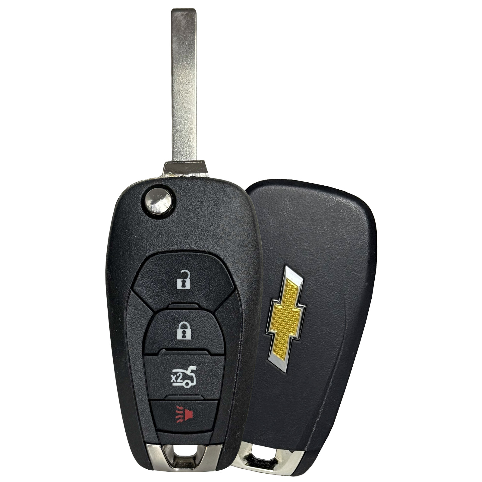 Original Unlocked 2016-2019 Chevy Cruze Flip Key Fob Remote LXP-T004 Uncut Blade