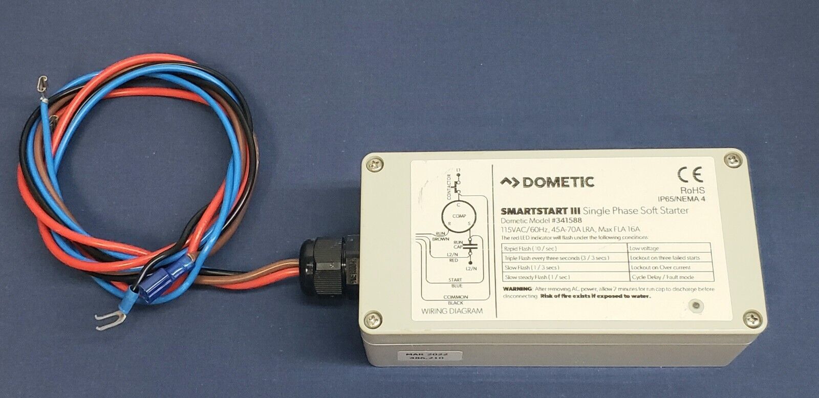 Dometic SmartStart III 115VAC/60HZ 45A-70A LRA (PN-341588)