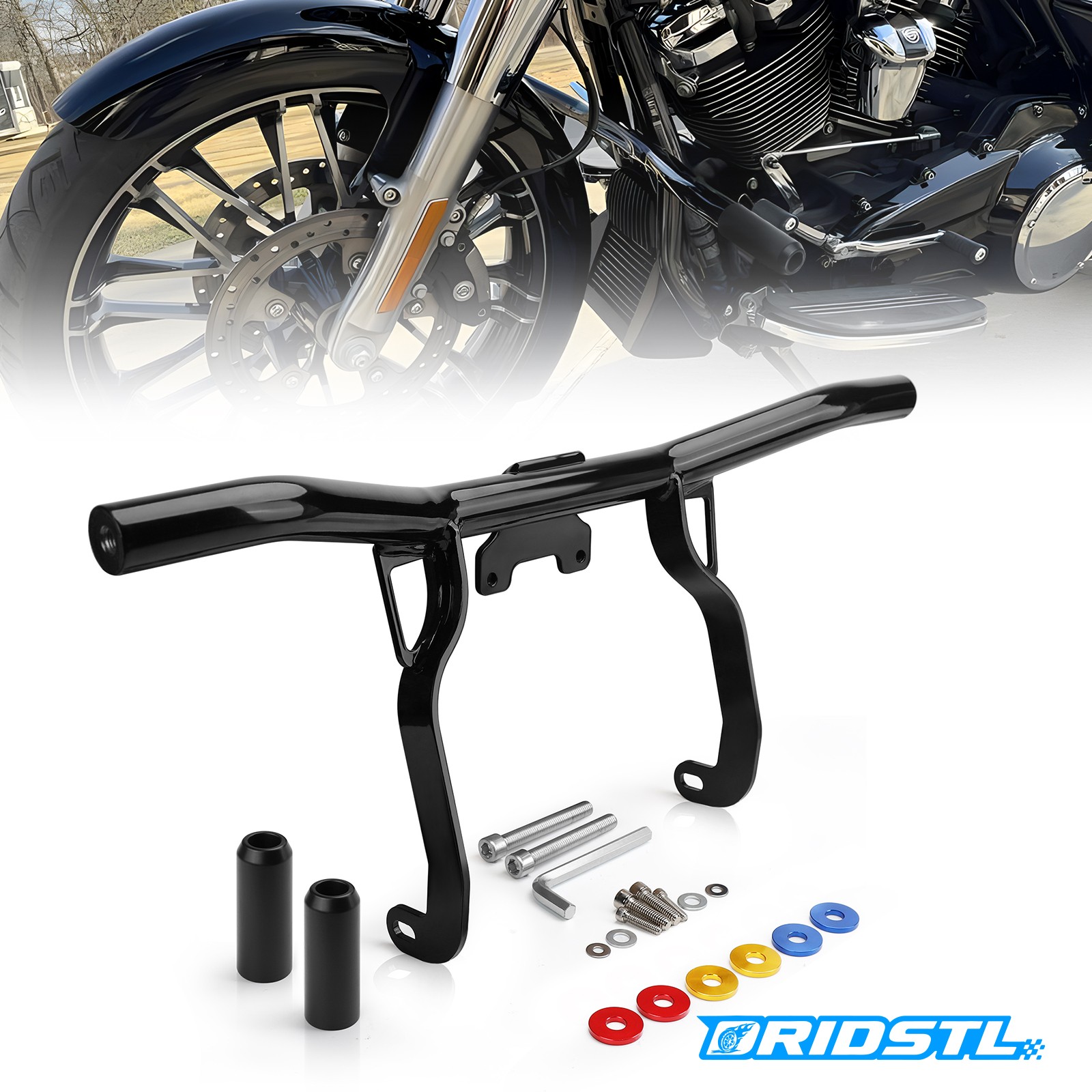 Flat Out Bar Engine Guard for Harley Touring Road Glide 14-26 Highway Crash Bar