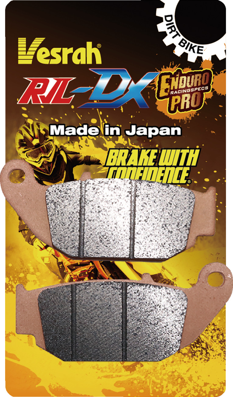 VESRAH Rear Brake Pads Sintered DX-182 Off-Road Motorcycle VESRAH Rear Brake Pads Sintered DX-182 Off-Road Motorcycle