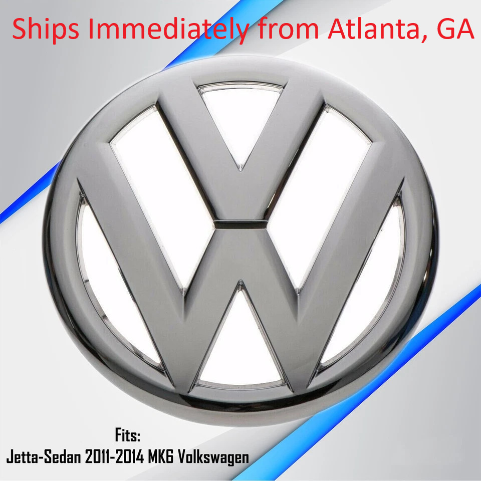 fits 2011-2014 Volkswagen JETTA Front Bumper Grille Chrome Badge Emblem Logo