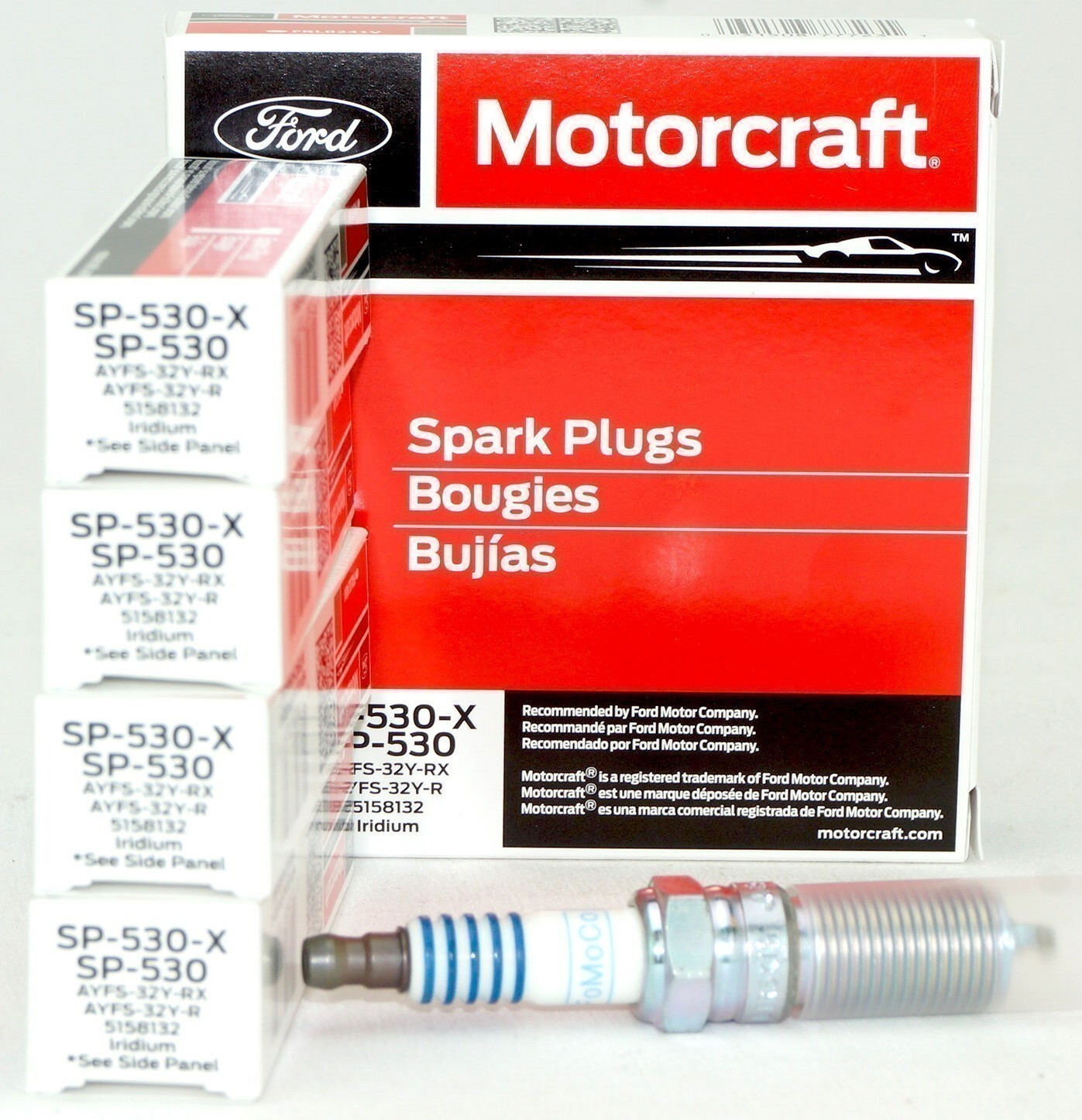 4PCS Genuine Motorcraft SP530X Iridium Spark Plug Ford Escape replaces SP530 USA