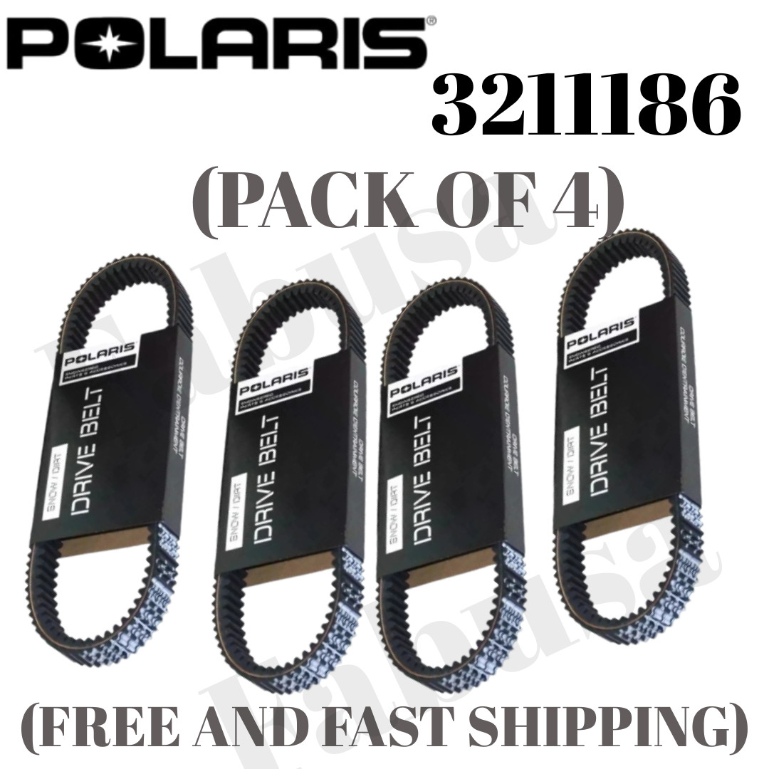 4 pack Polaris 3211186 Drive Belt Secondary Xpedition Ranger RZR Turbo X