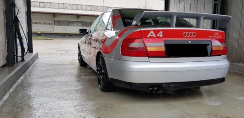 STW DTM Look Rear trunk spoiler Wing For Audi A4 B5 S4 Boot Lid Cover High Kick
