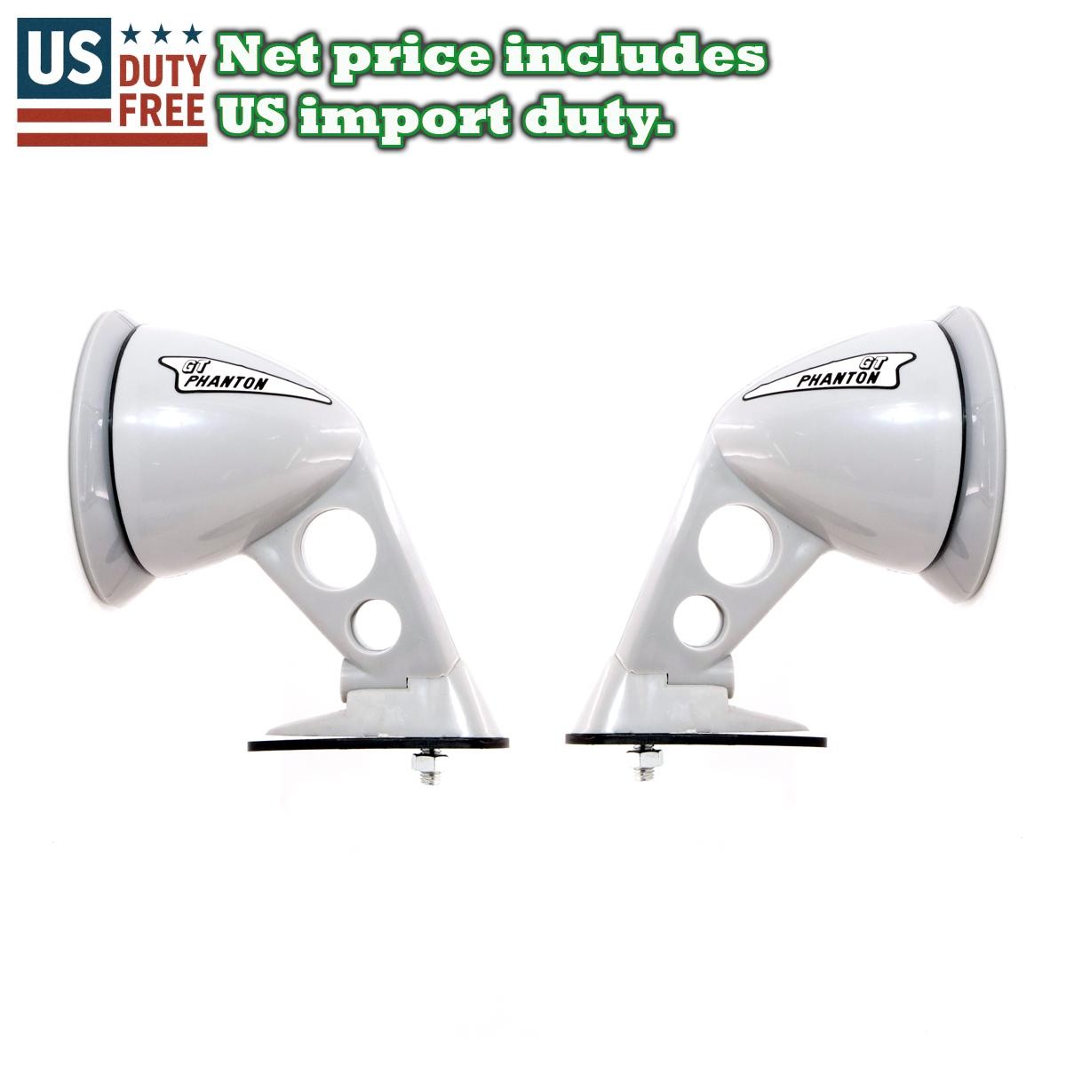 Gray Fender Mirror Pair Fit 1978-1989 Mitsubishi Mirage Dodge Colt Plymouth Colt Gray Fender Mirror Pair Fit 1978-1989 Mitsubishi Mirage Dodge Colt Plymouth Colt