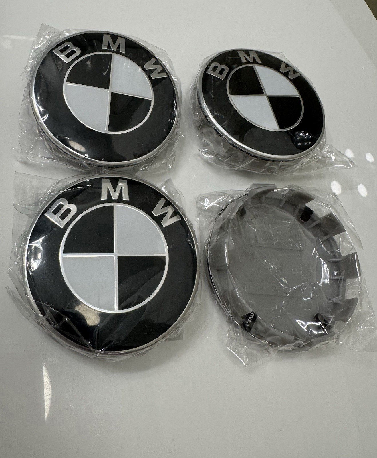 💎4PCS Fit For BMW 68mm Wheel Center Hub Caps Badge Emblem Rim Hubcaps Emblem