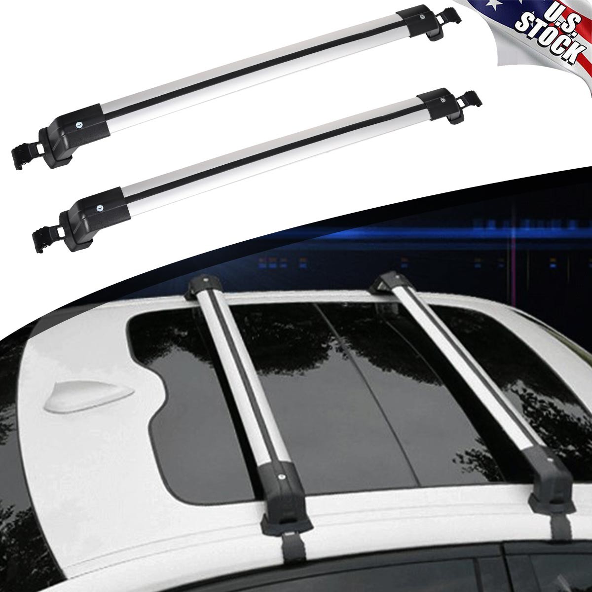 For Honda Fit 2006-2020 Car Roof Rack Cross Bar 41.3\