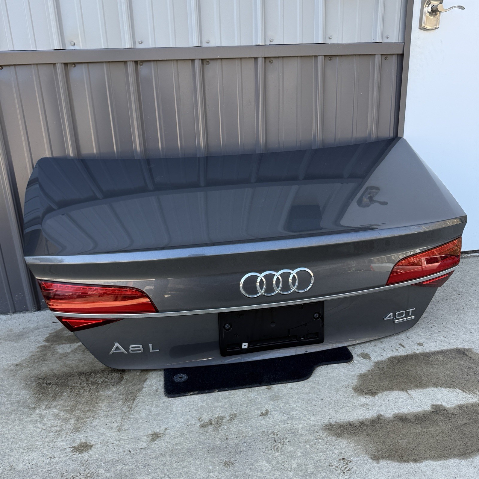 2015-2018 AUDI A8 L A8 S8 D4 REAR TRUNK BOOT LID PANEL SHELL OEM 