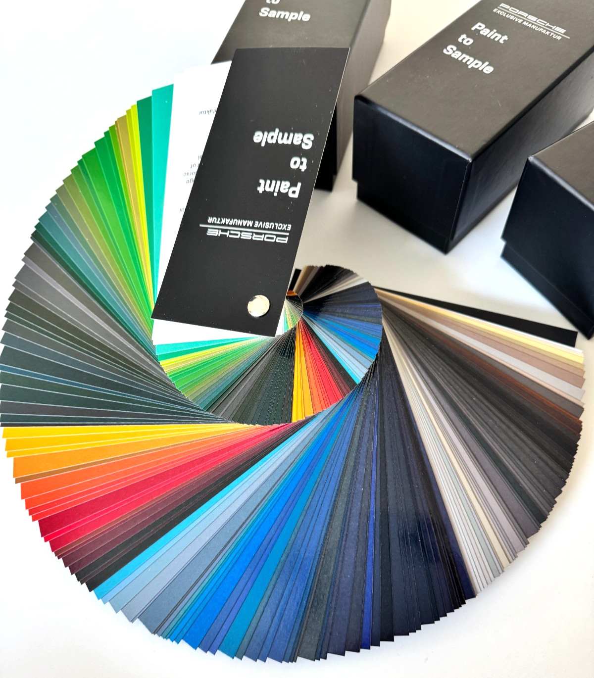 Porsche Paint to Sample Exclusive Manufacture Color Chart Wheel First Edition