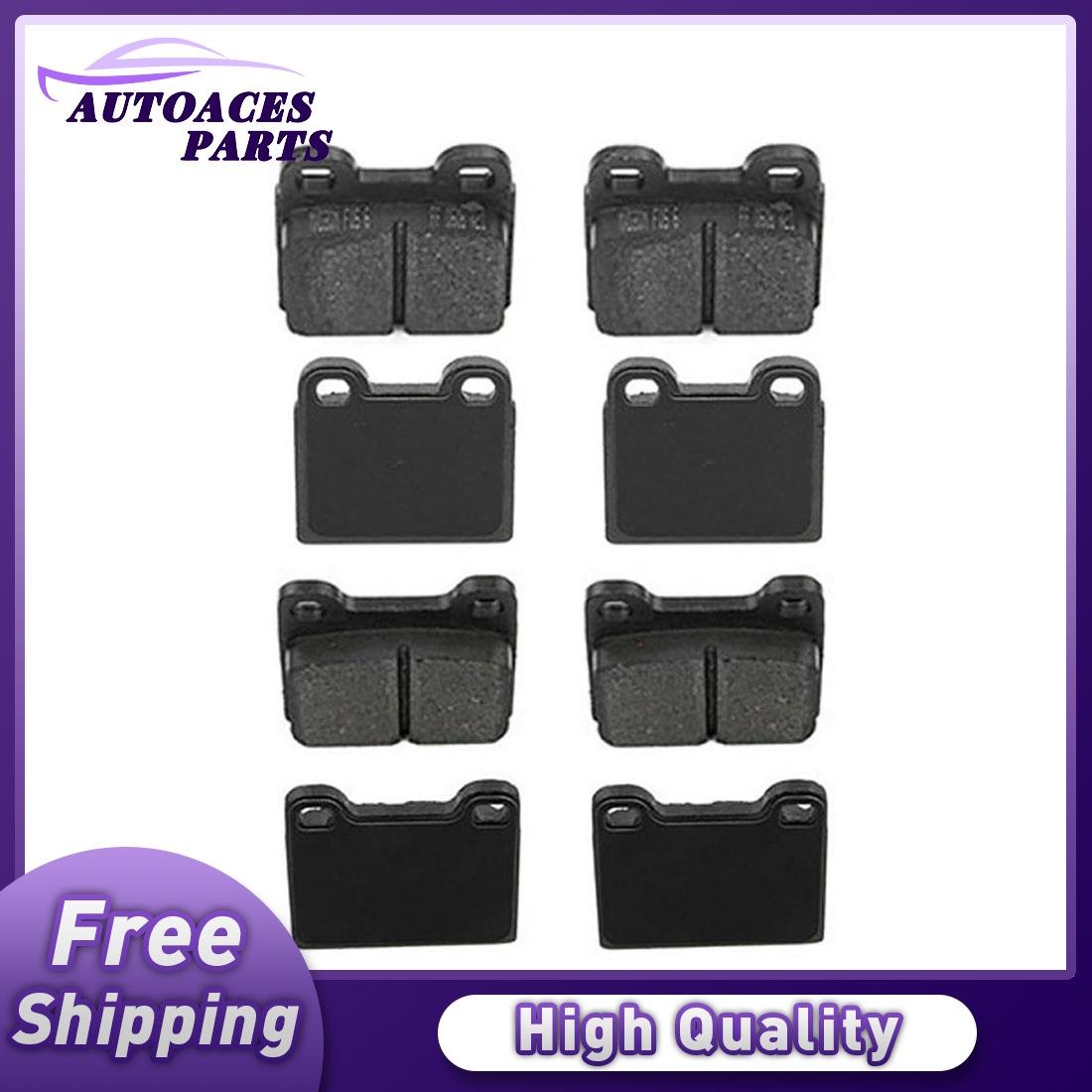 For 1956-1959 Porsche 356A 2Pcs Front Rear Disc Brake Pad Set