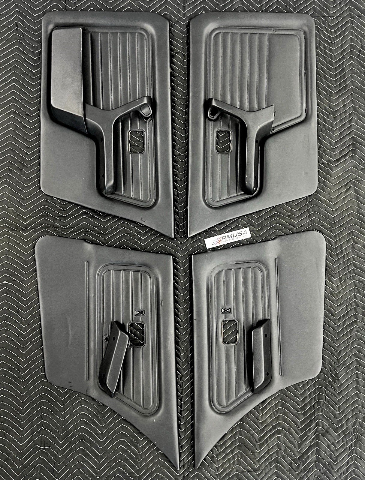 85-91 BMW Sedan Door Card Front Rear Panels OEM 325e 318i 325i E30