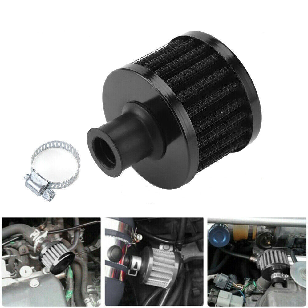 2 Pcs 12mm Cold Air Intake Filter Turbo Vent Crankcase Car Breather Valve Cover