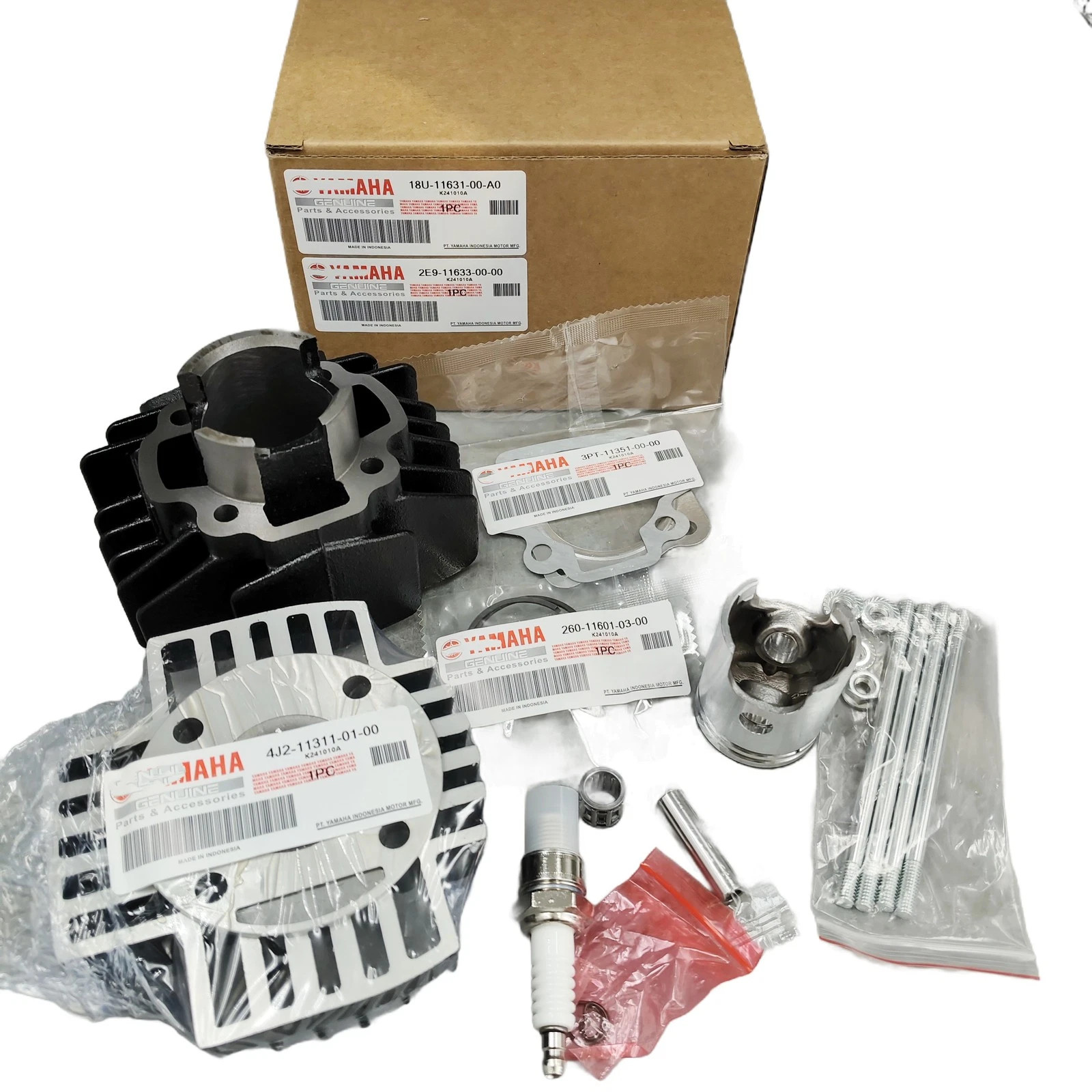 NEW 1981-2020 GENUINE OEM YAMAHA PW50 TOP END KIT W/ CYLINDER