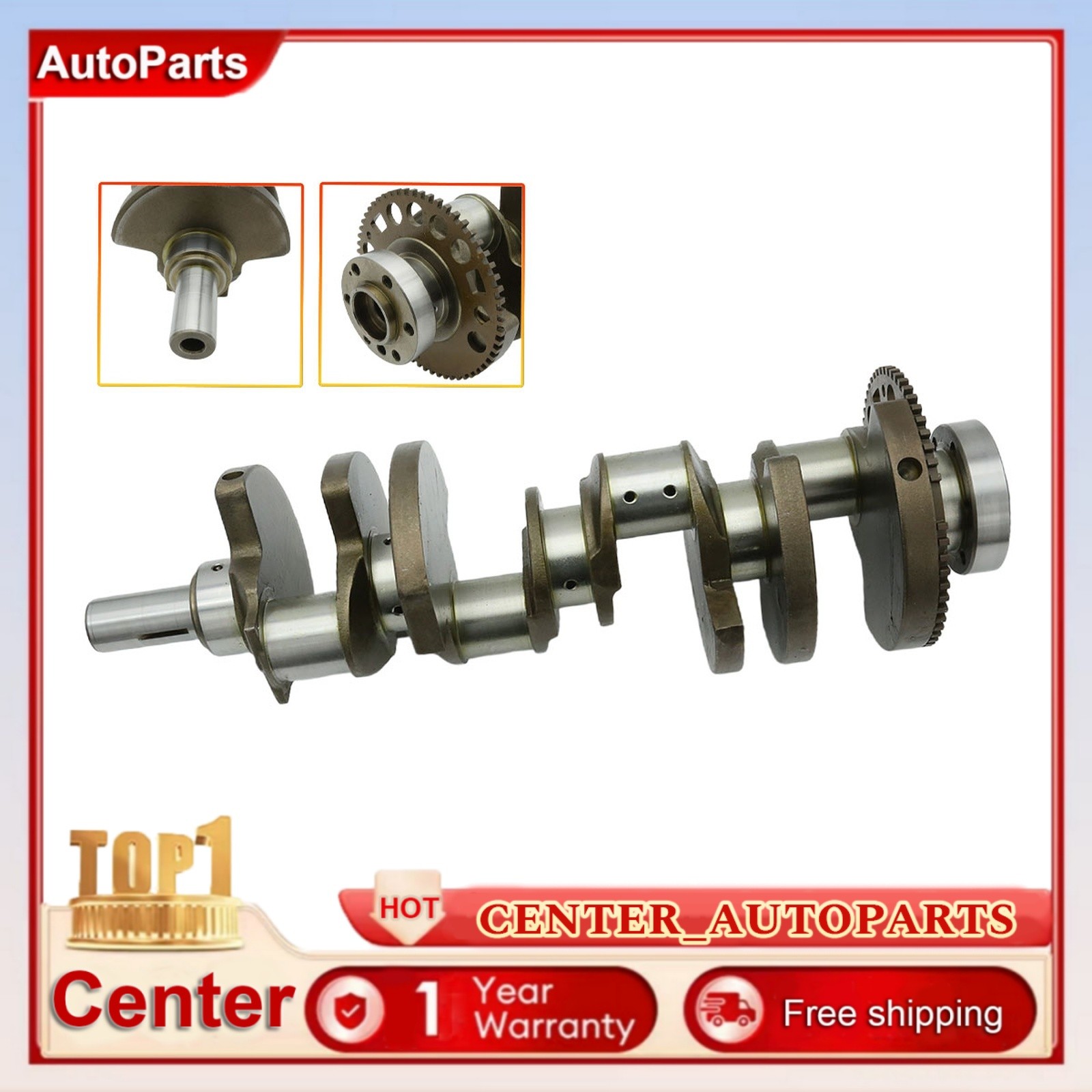 Fits 99-06 GMC /Chevrolet 4.8L 293 OHV 16V - 58-Tooth Reluctor Engine Crankshaft