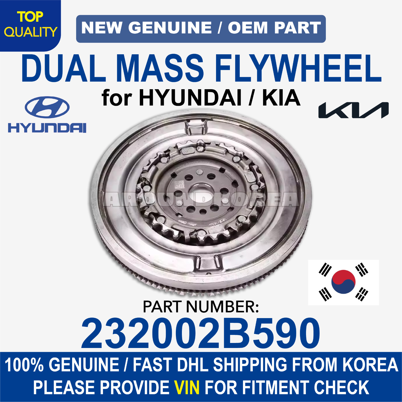 🔥GENUINE🔥OEM 232002B590 Dual Mass Flywheel Hyundai&Kia Sonata Elantra Optima