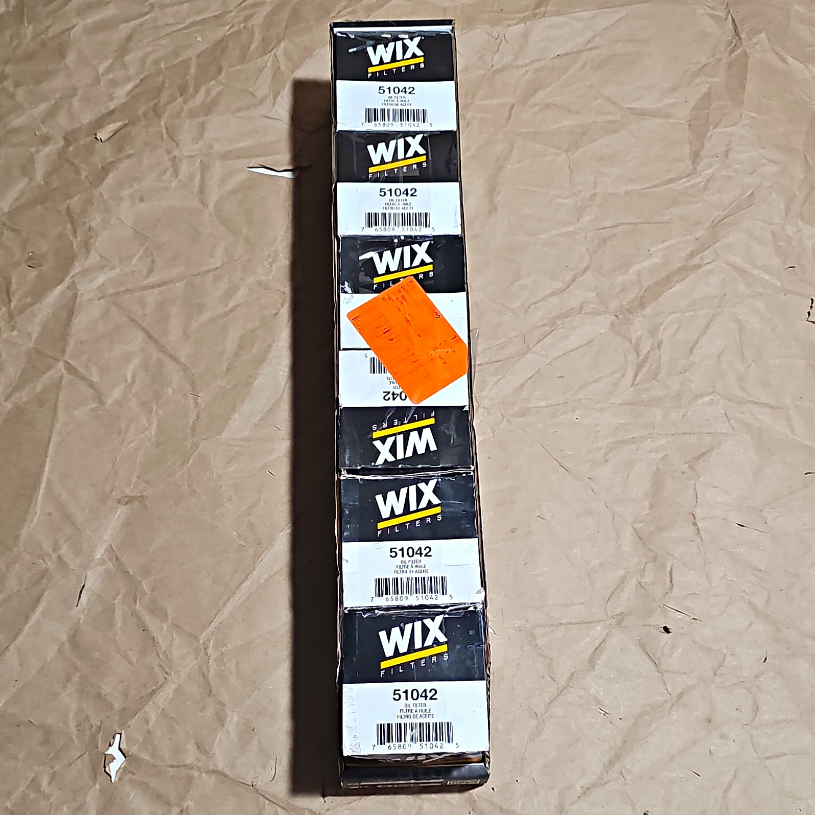 WIX 51042 Engine Oil Filter 6 pack WIX 51042 Engine Oil Filter 6 pack