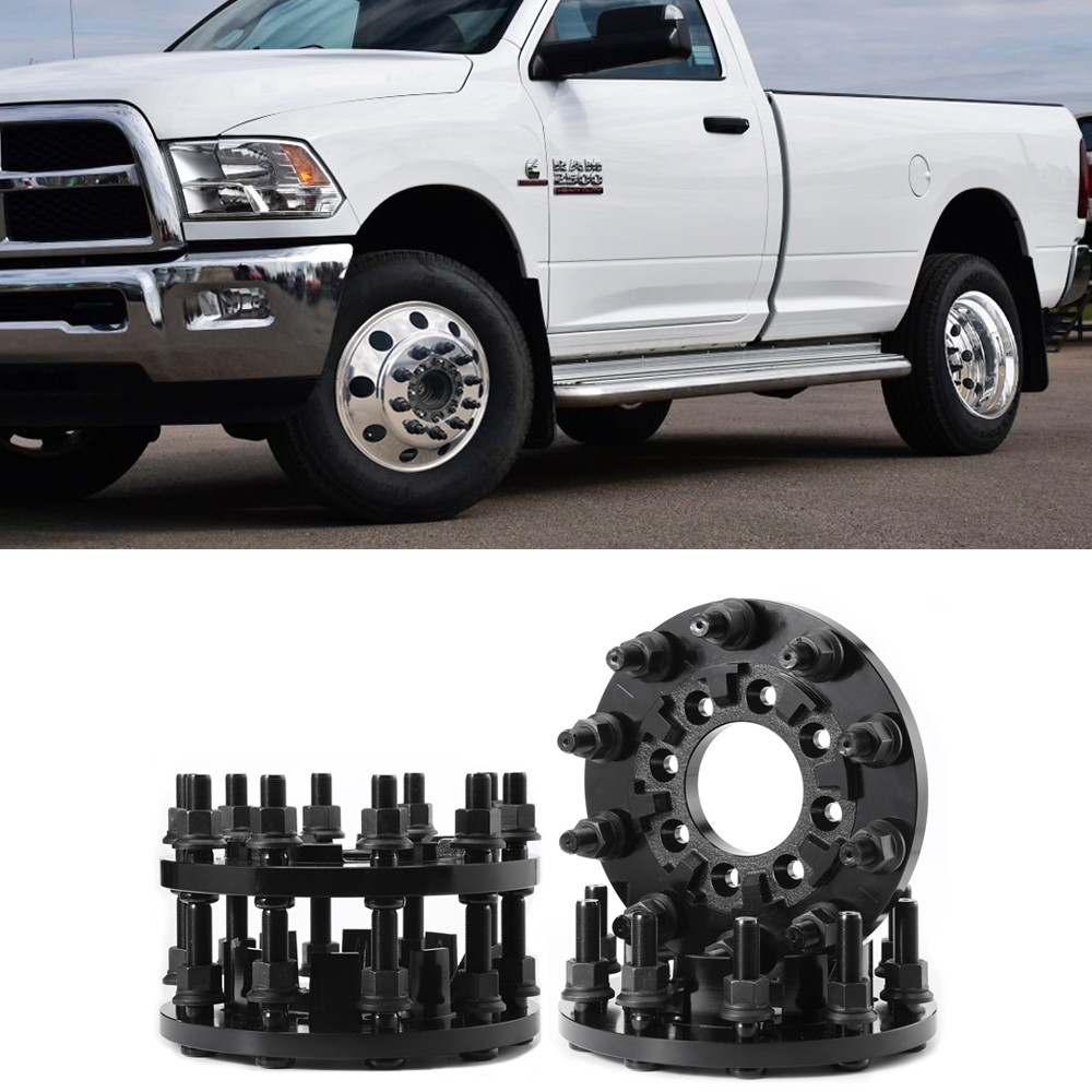 4Pcs 8 to 10 Lug Hub Centric Wheel Adapters Bolt Pattern 8x165mm to 10x285.75mm