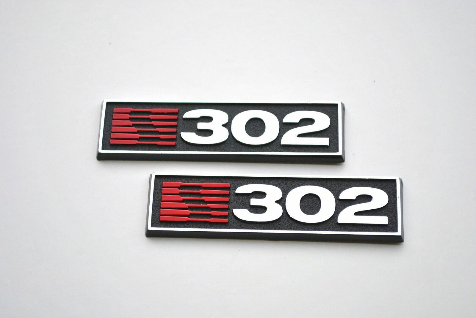 2005-2009 Saleen S302 Ford Mustang Fender Badge - Chrome 2005-2009 Saleen S302 Ford Mustang Fender Badge - Chrome
