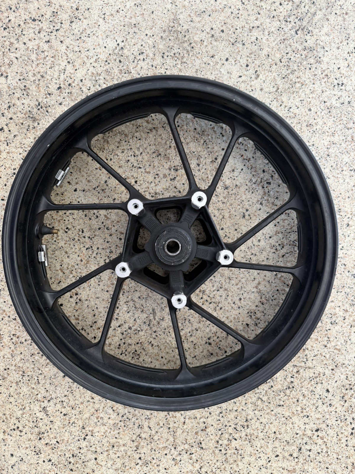 2012 12-16 KAWASAKI EX650 NINJA 650 FRONT WHEEL RIM  OEM