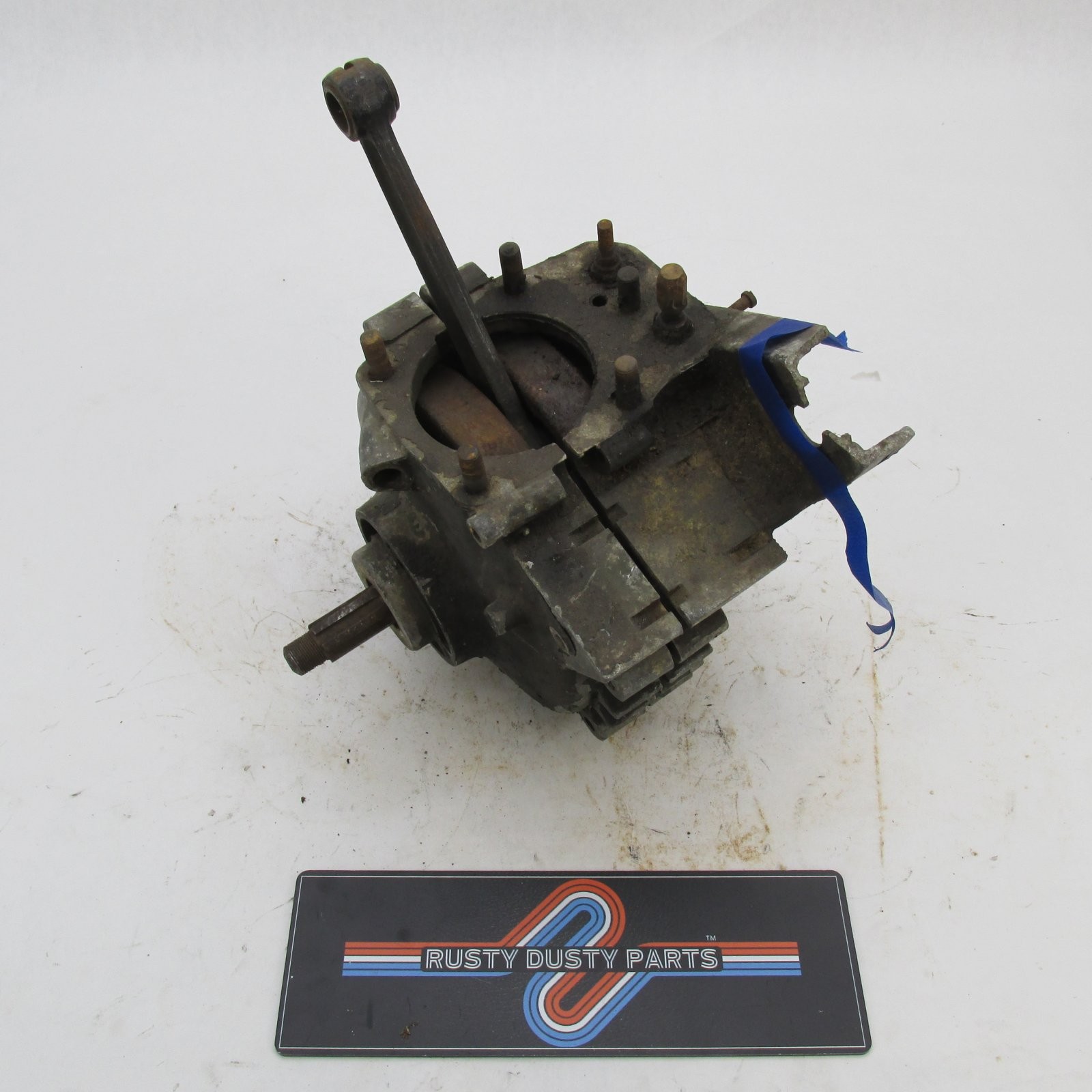 Vintage BSA B31/B33 M20/M21 Pre-Unit Crankcase *Cracked* w/ Conrod 66-481