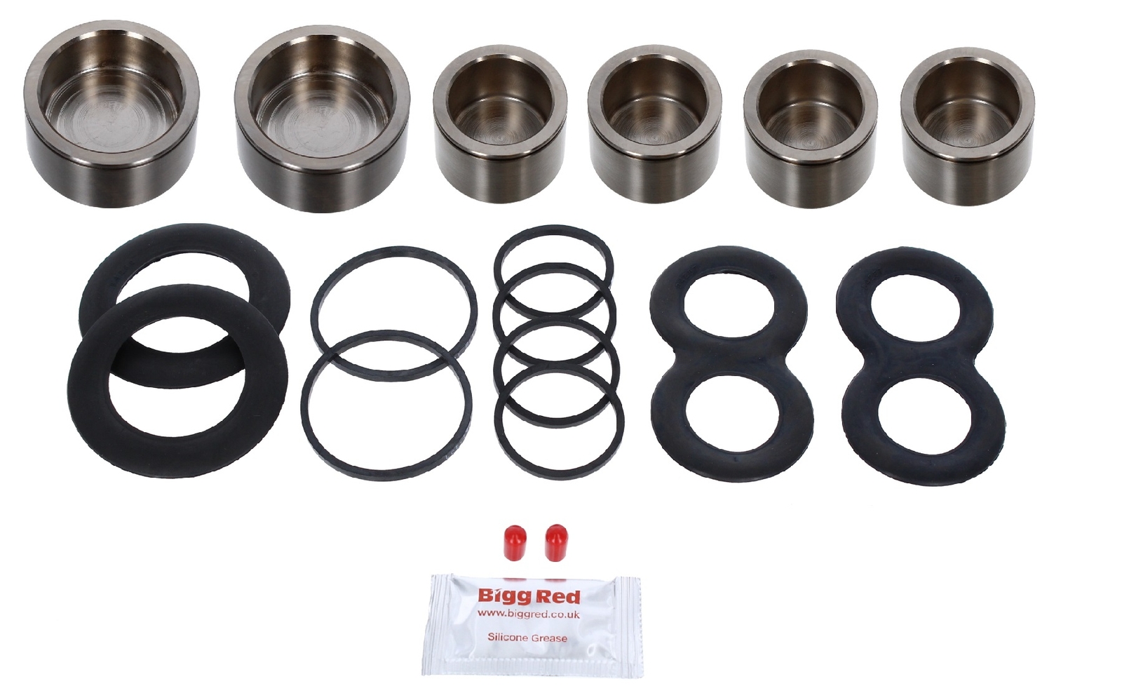 For Mercedes W111 1959-1971 Front Brake Caliper Repair Kits & Pistons (3 POT)