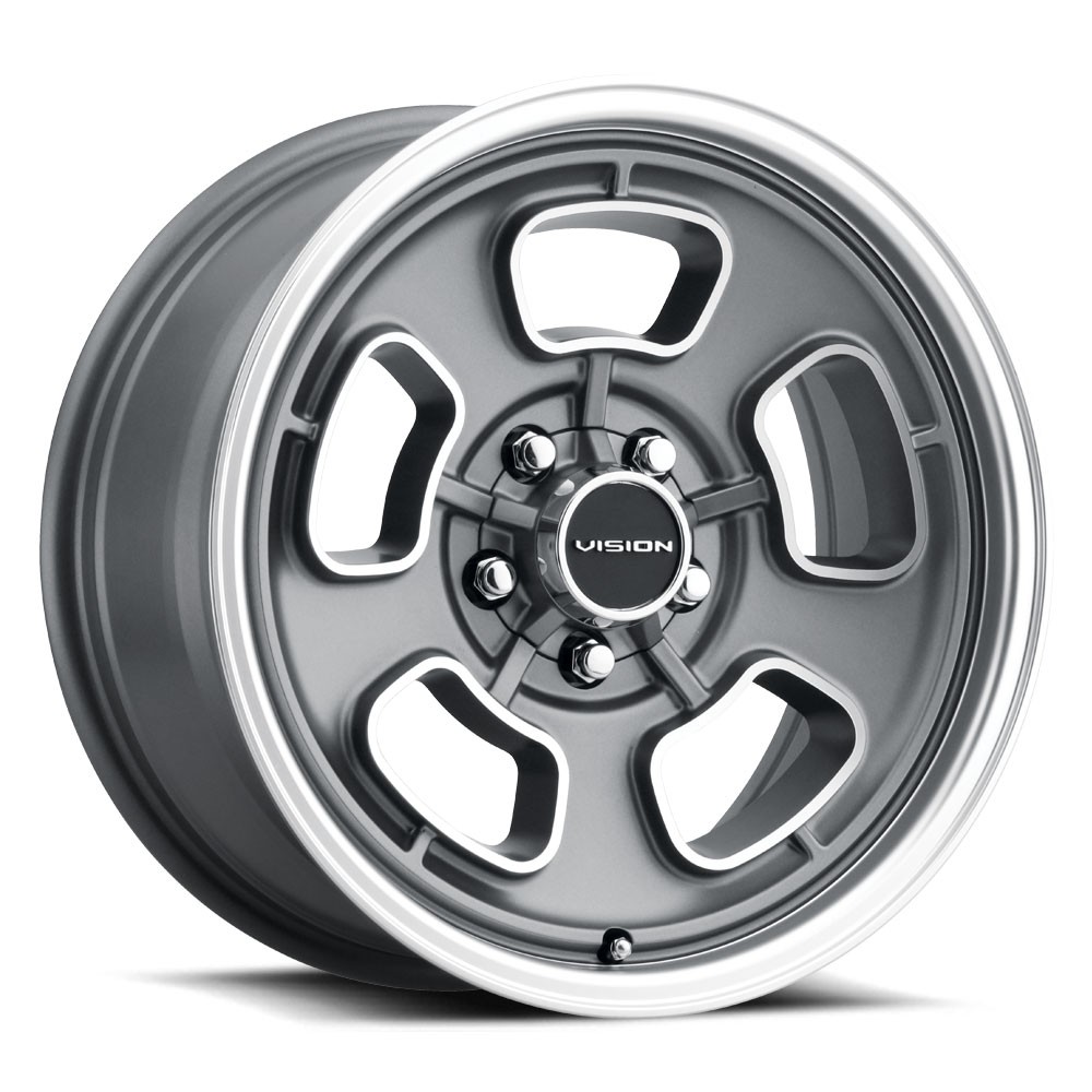 One 15x8 Vision 148 Shift 5x5/5x127 -19 Grey Wheel Rim 83 One 15x8 Vision 148 Shift 5x5/5x127 -19 Grey Wheel Rim 83