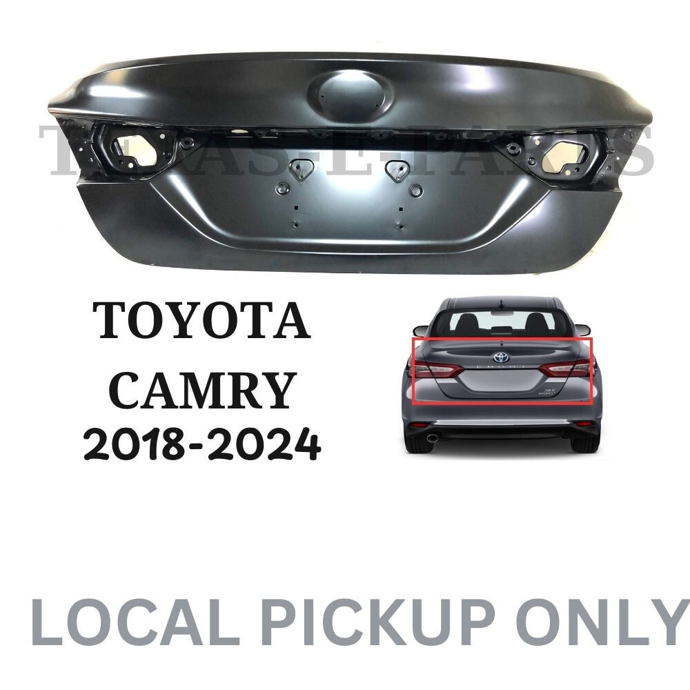 New Fits 2018 2024 Toyota Camry Rear Trunk Deck Lid Panel Assembly Local Pickup New Fits 2018 2024 Toyota Camry Rear Trunk Deck Lid Panel Assembly Local Pickup