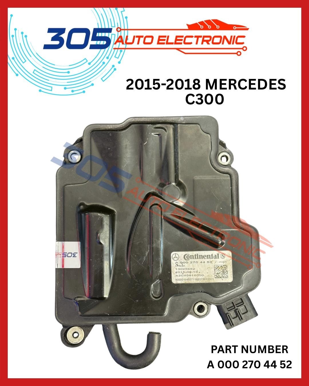 2015–2018 Mercedes C300 OEM Transmission DSM Direct Select Module A0002704452