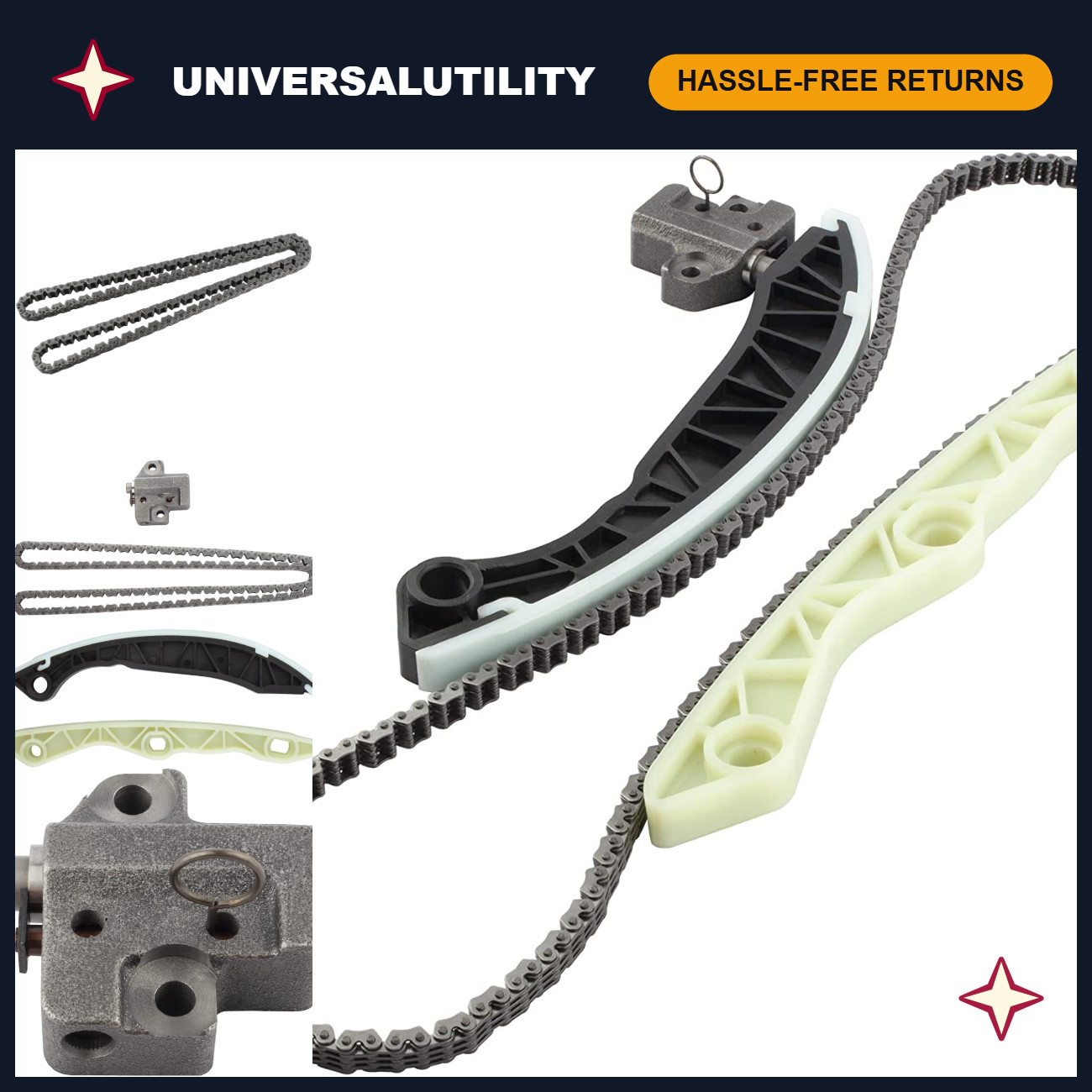 Timing Chain Kit for Dodge, Hyundai, Jeep, Kia, Mitsubishi - Replace TS21181