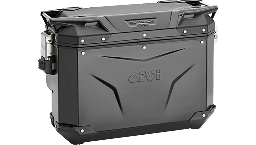 GIVI OBKES33BRA Outback Black Evo Side Case - Right Side 33 Liter GIVI OBKES33BRA Outback Black Evo Side Case - Right Side 33 Liter