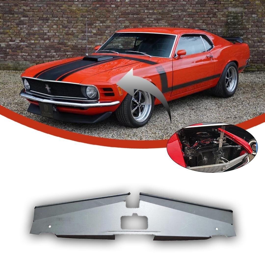 Radiator Support Show Panel Fits 1969-70 Mustang - NO ENGRAVING Radiator Support Show Panel Fits 1969-70 Mustang - NO ENGRAVING