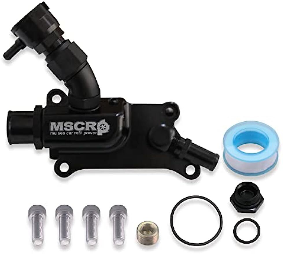 Upper Coolant Housing Straight Inlet with Integrated Filler Neck For Honda K24